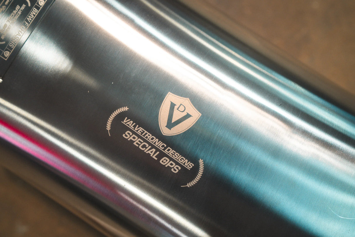 Valvetronic Designs® BMW F22/F30/F32/F36 F-Body Valved Sport Axle-Back Exhaust with 4" OD Tips