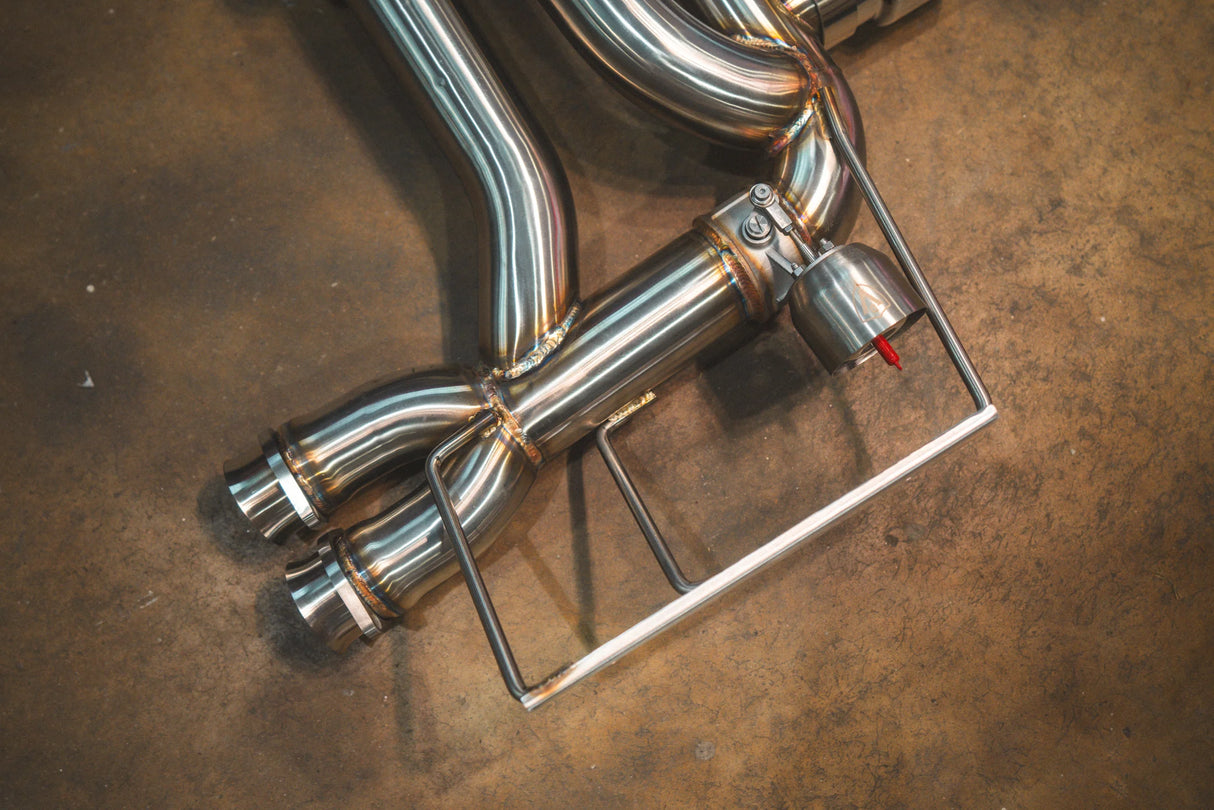 Valvetronic Designs® (00-06) BMW M3 E46 Valved Axle-Back Exhaust with 4" OD Tips