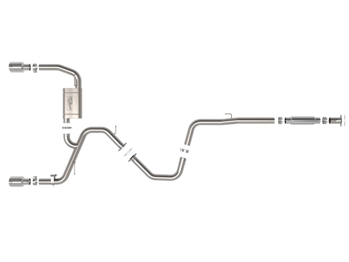 Takeda® (22-24) Hyundai Elantra N 304SS 3" Cat-Back Exhaust with 5" OD Tips