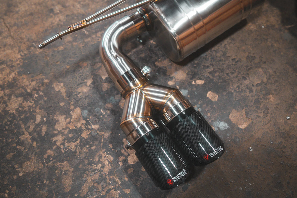 Valvetronic Designs® BMW M3/M4 F8x Valved Sport Cat-Back Exhaust with 4" OD Tips