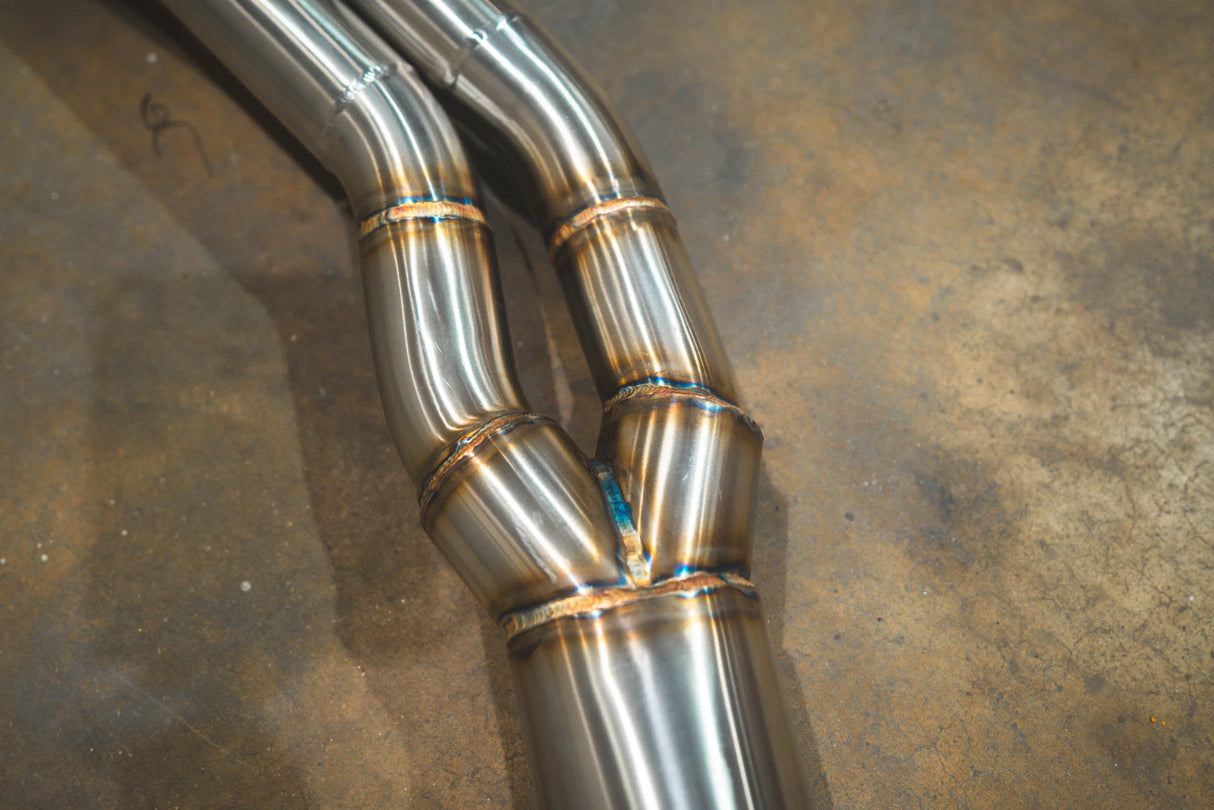 Valvetronic Designs® Audi S4/S5 B9 Valved Sport Titanium Cat-Back Exhaust with 4" OD TIps