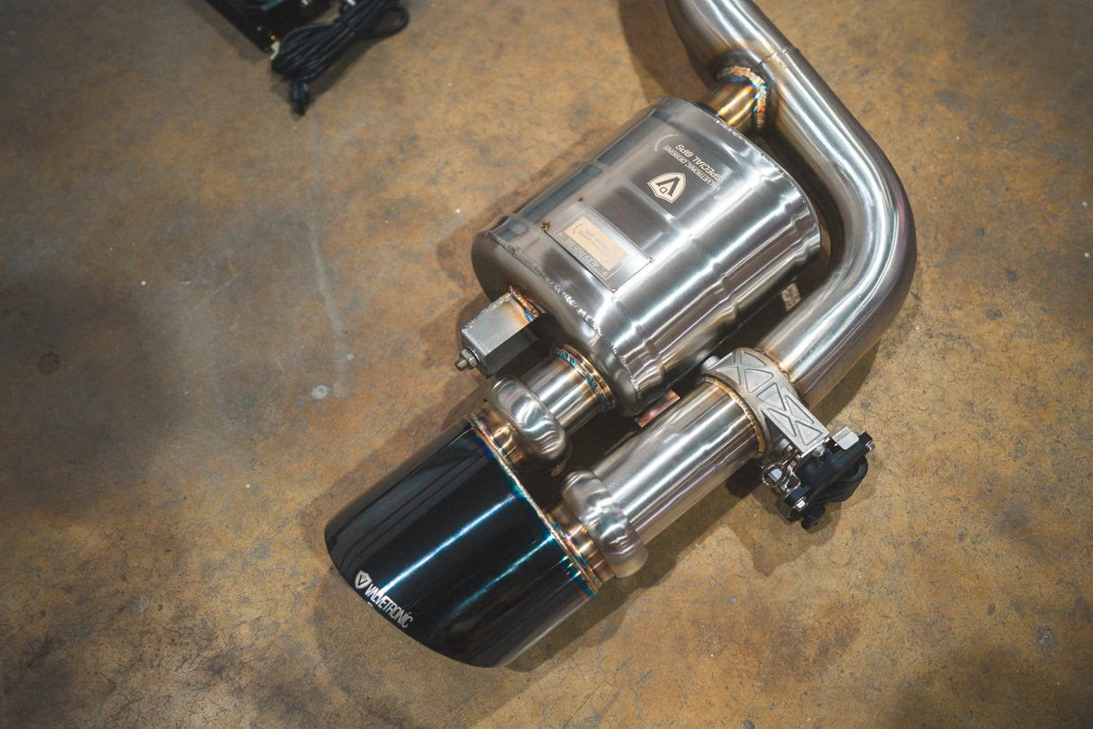 Valvetronic Designs® Audi RS5 B9 Valved Sport Titanium Cat-Back Exhaust with 4" OD Tips