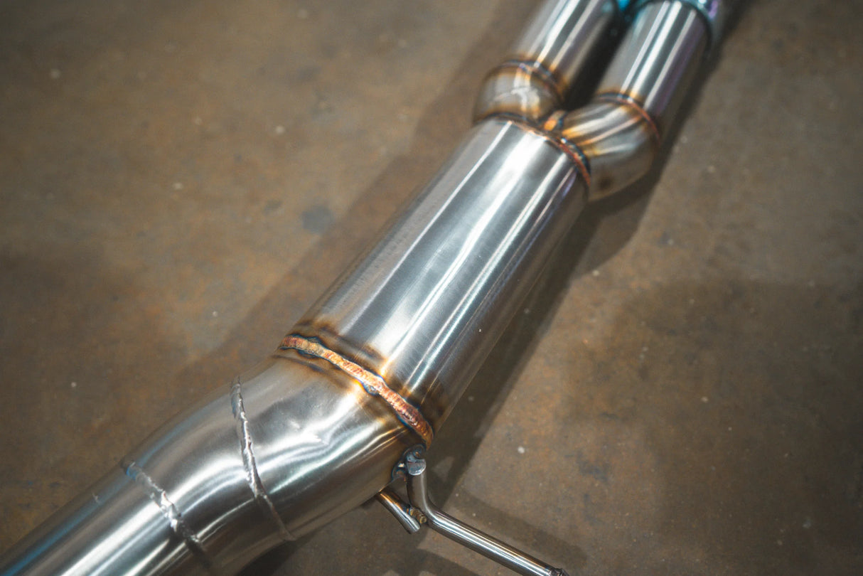 Valvetronic Designs® Audi RS5 B9 Valved Sport Titanium Cat-Back Exhaust with 4" OD Tips