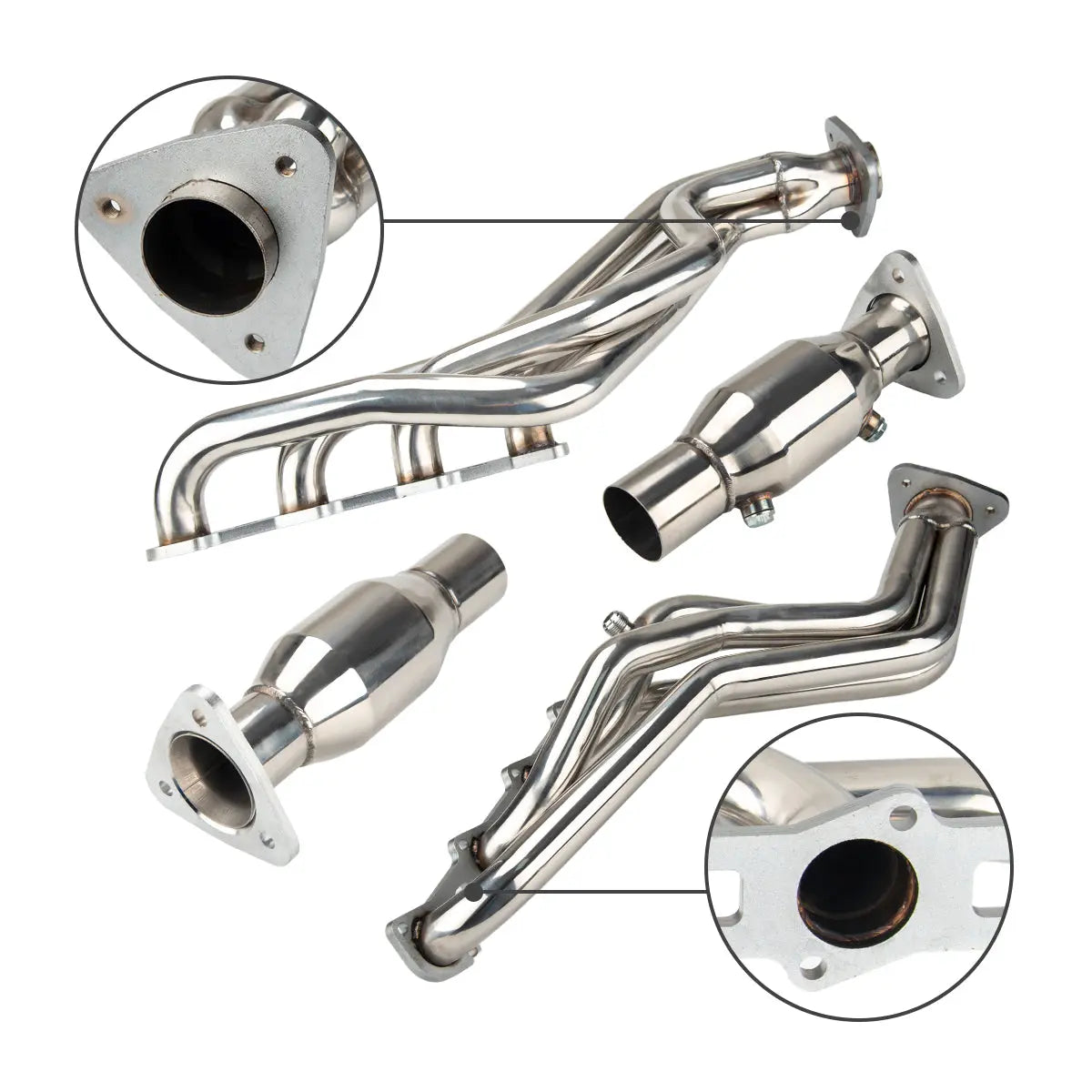 (99-04) Ford F-150/F250 5.4L Long Tube Exhaust Headers with EGR Fittings