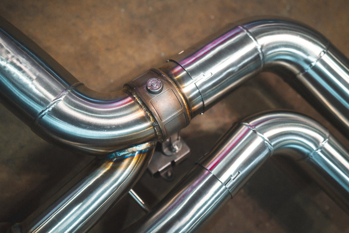 Valvetronic Designs® Alpina B8/BMW M850i G16 Valved Sport Cat-Back Exhaust with 4" OD Tips