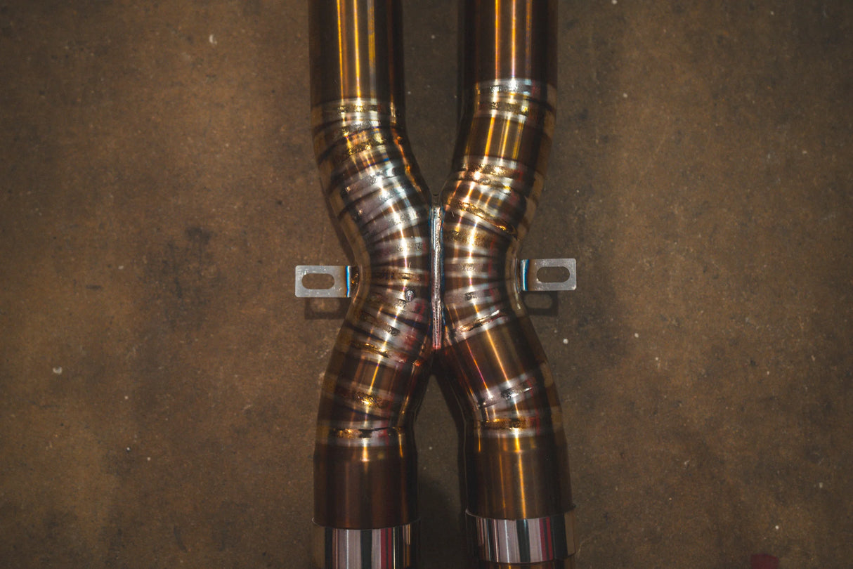 Valvetronic Designs® BMW F10 M5/F06 M6 Valved Sport Cat-Back Exhaust with 4" OD Tips