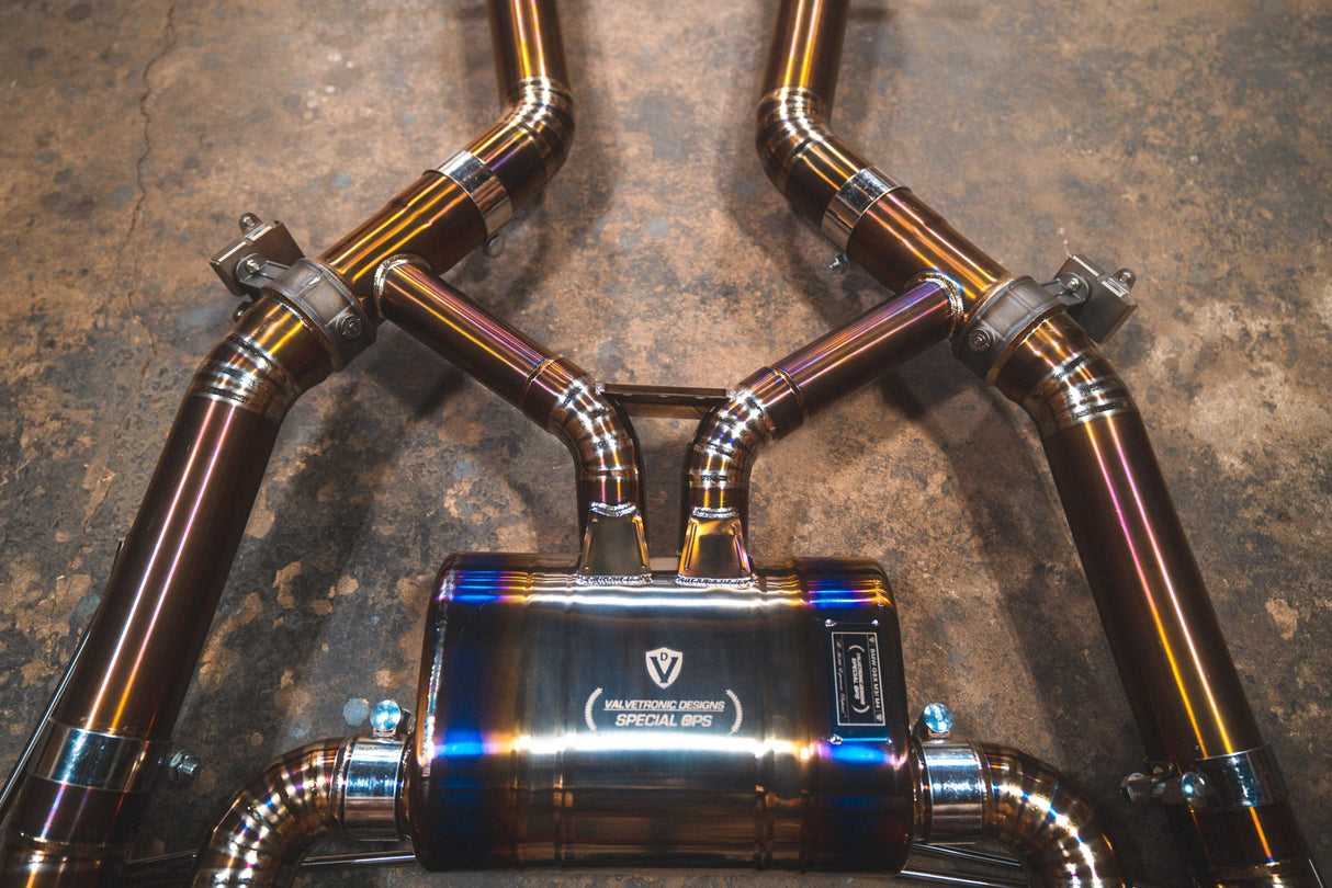 Valvetronic Designs® (20-25) BMW M3/M4 G8x Valved Sport Cat-Back Exhaust with 4" OD Tips