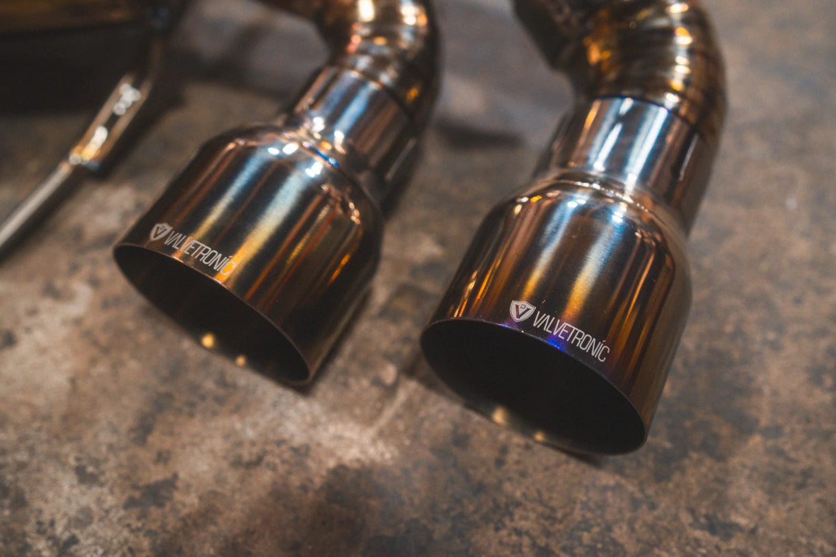 Valvetronic Designs® Corvette C8 Titanium Valved Sport Cat-Back Exhaust with 4" OD Tips