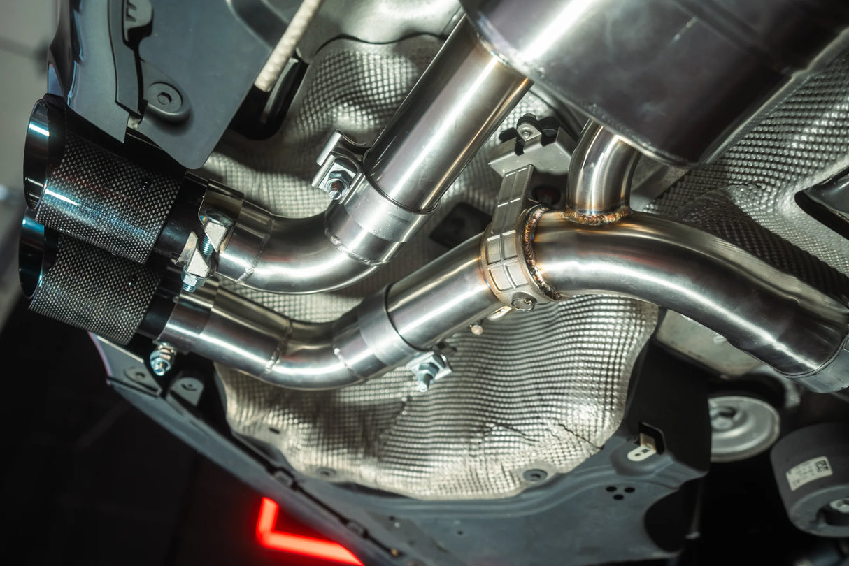 Valvetronic Designs® BMW 530i/540i G30 Valved Sport Cat-Back Exhaust with 4" OD Tips