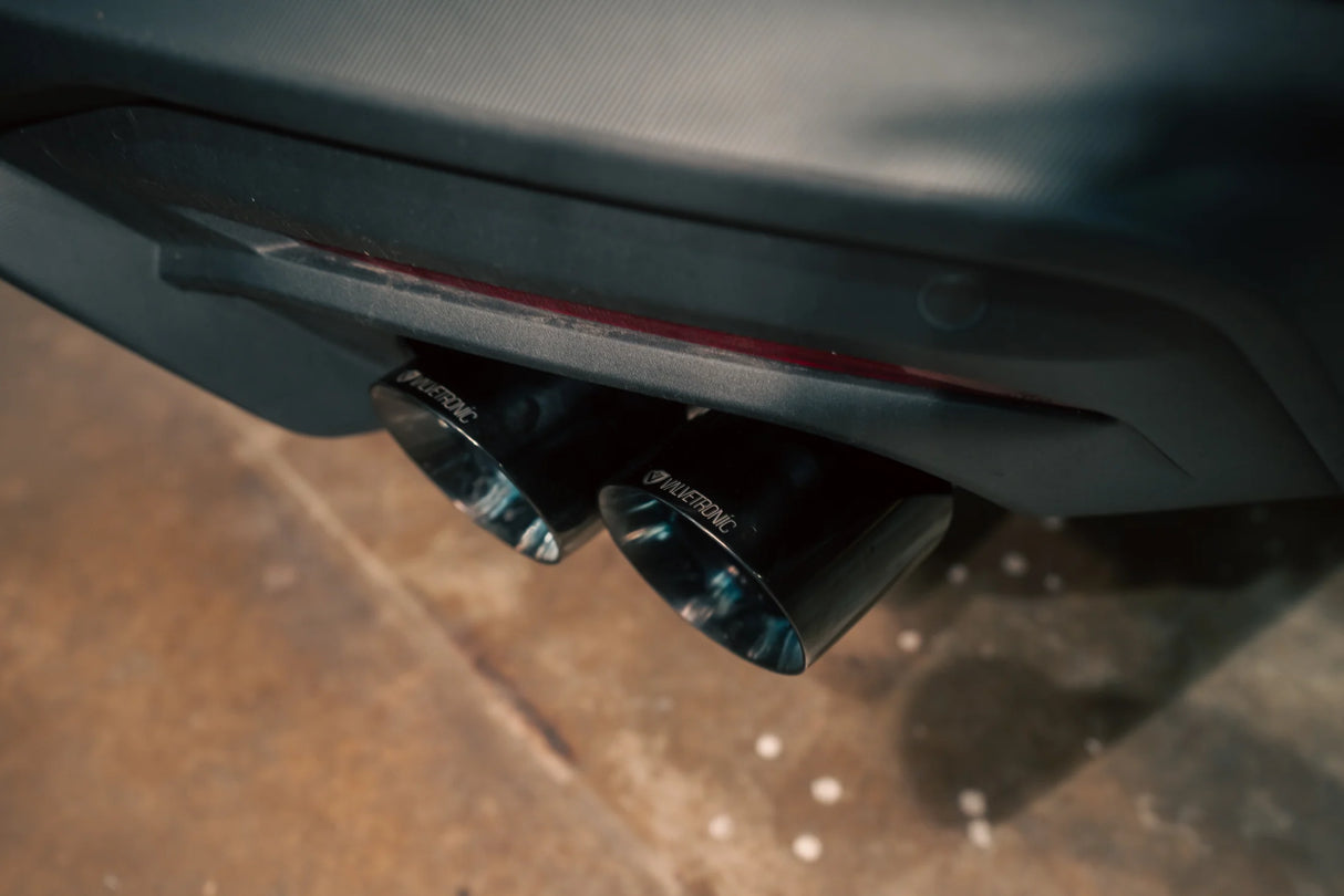 Valvetronic Designs® Ford Mustang GT S650 Valved Sport Cat-Back Exhaust with 4" OD Tips