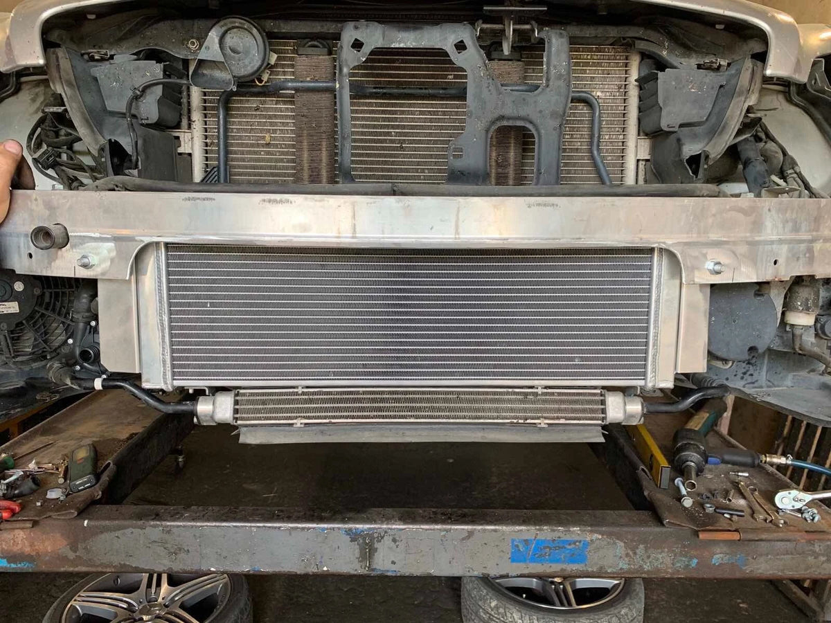 Kingman Speed® (01-08) Mercedes-Benz E55/CLS55/SL55 AMG M113 Dual Pass Aluminum Heat Exchanger