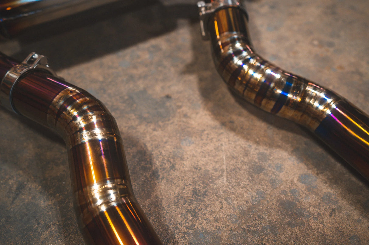 Valvetronic Designs® BMW X3M/X4M F97/F98 Valved Sport Cat-Back Exhaust with 4" OD Tips