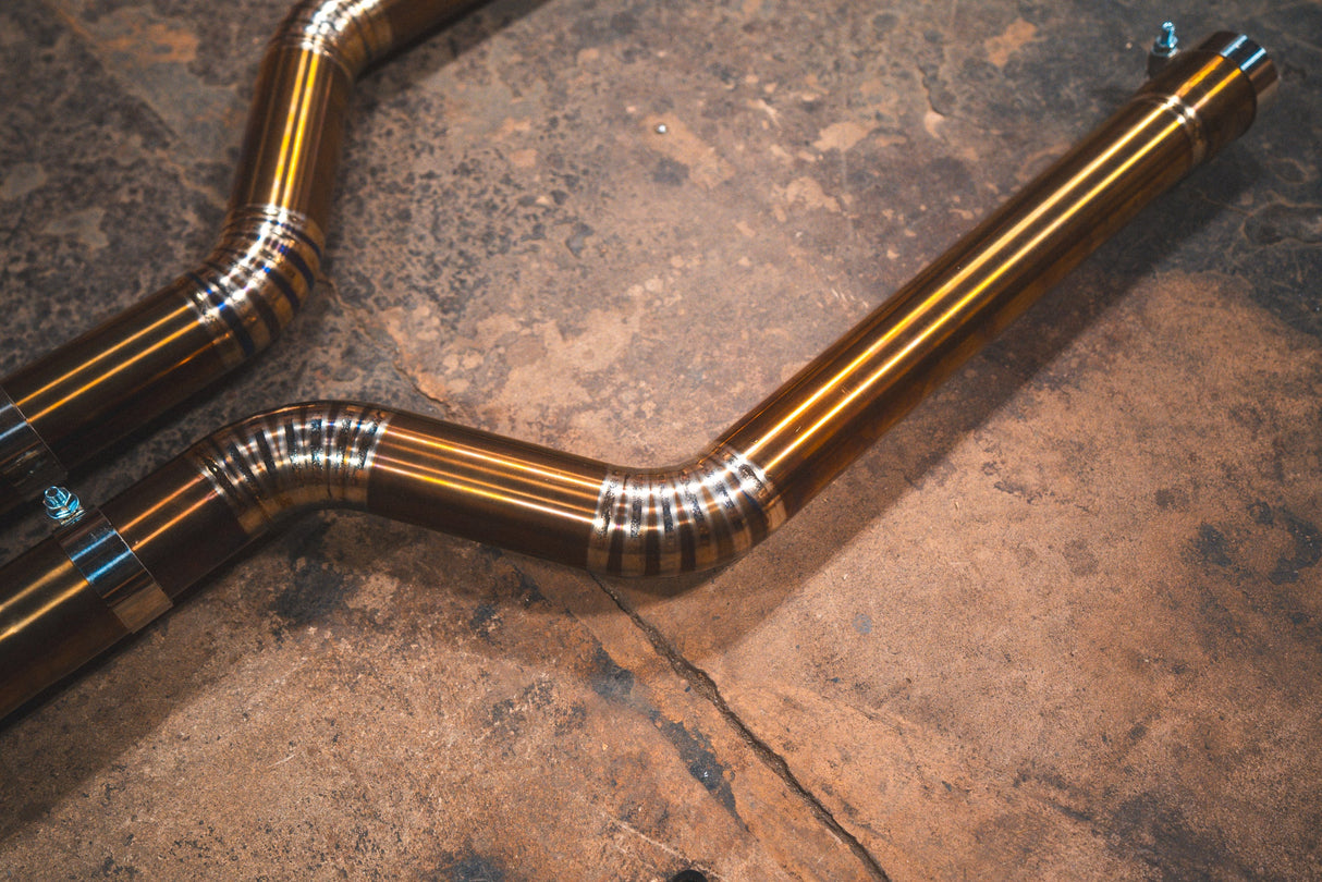 Valvetronic Designs® BMW X5M/X6M F95/F96 Valved Sport Cat-Back Exhaust with 4" OD Tips