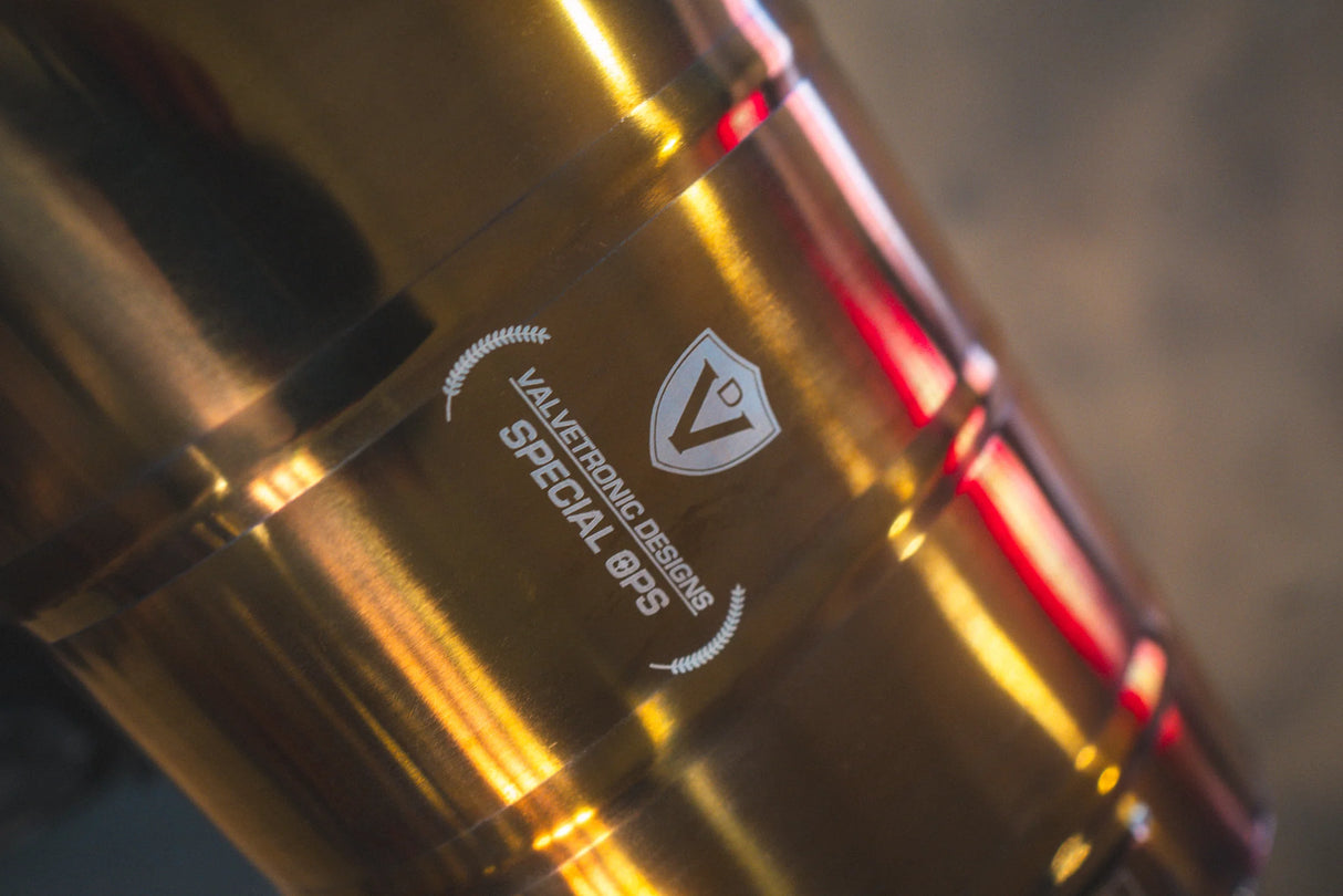 Valvetronic Designs® Ferrari F430 Spider Valved Sport Cat-Back Exhaust with 4" OD Tips
