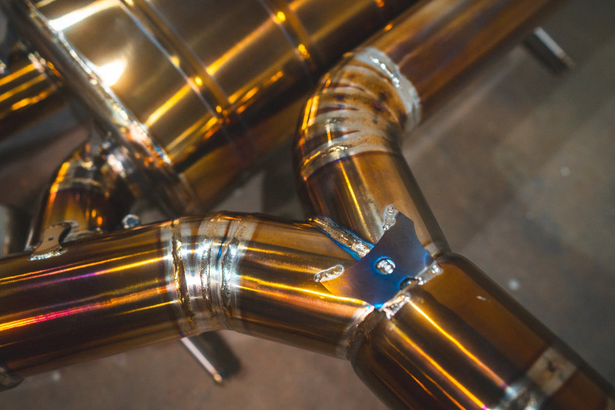 Valvetronic Designs® Nissan GT-R R35 Titanium Cat-Back Exhaust with 4" OD Tips