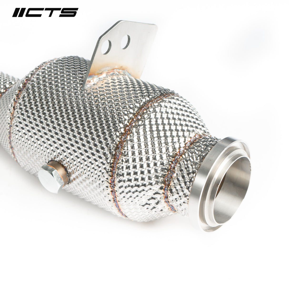 CTS Turbo® Mercedes-Benz C400/C450/C43/E450/E43 M276 304SS 3" 200 Cell High-Flow Catted Downpipe Set