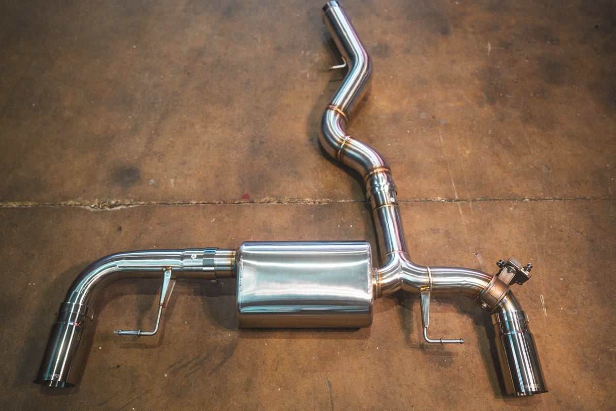 Valvetronic Designs® BMW 330i/430i G20/G22 Valved Axle-Back Exhaust with 4" OD Tips