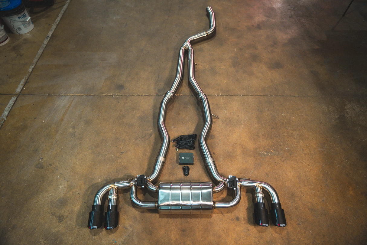 Valvetronic Designs® BMW Z4 M40i G29 Valved Sport Cat-Back Exhaust with 4" OD Tips