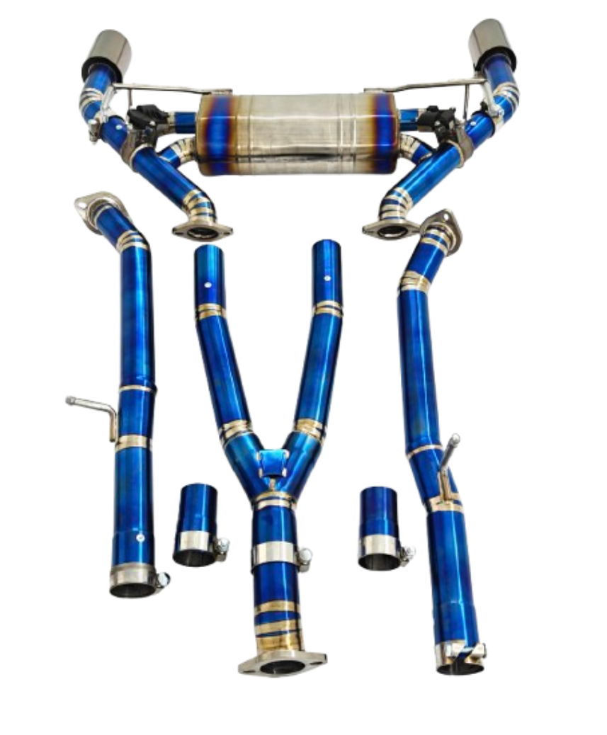 Infiniti Q50/Q60 3.0L V37 VR30DT 3" Blue Titanium Cat-Back Exhaust