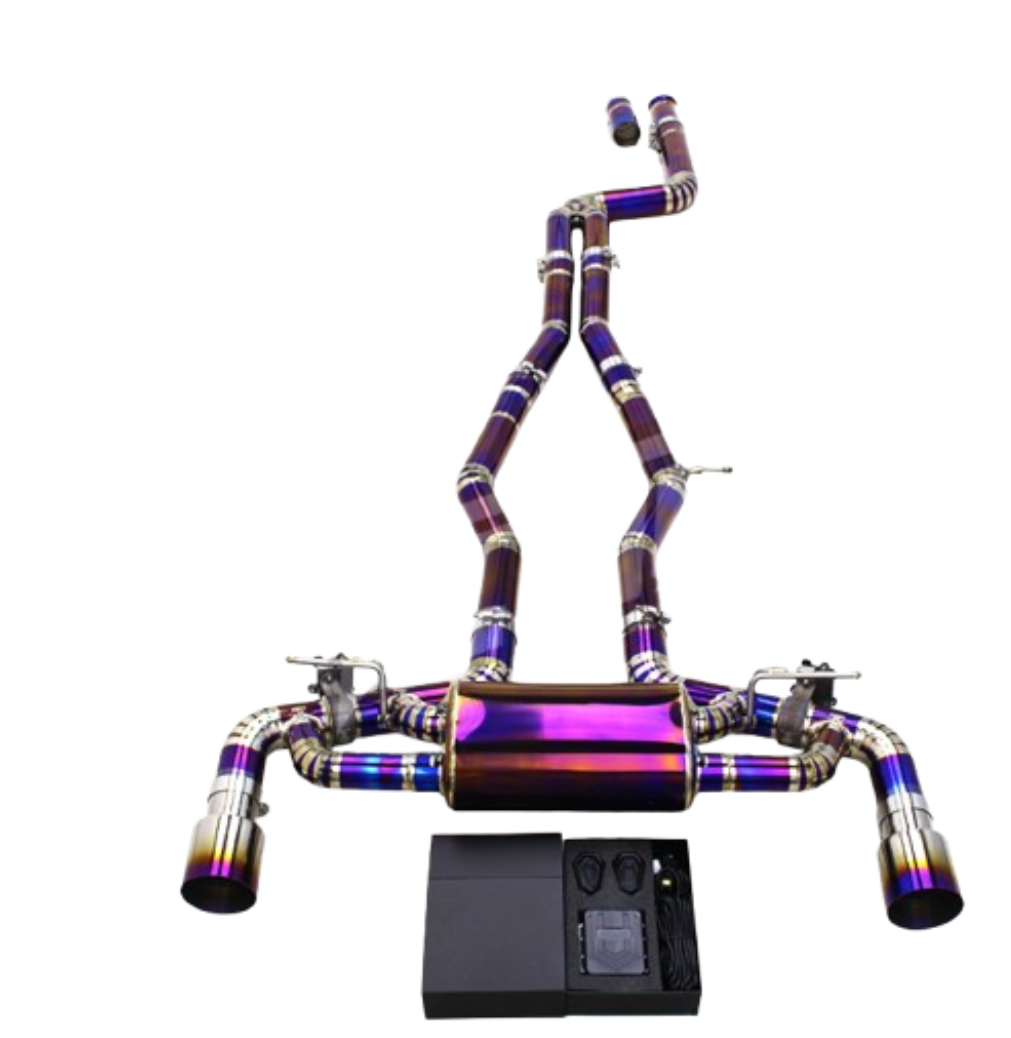 Toyota GR Supra A90 3.0L B58B30 Purple Titanium Cat-Back Exhaust