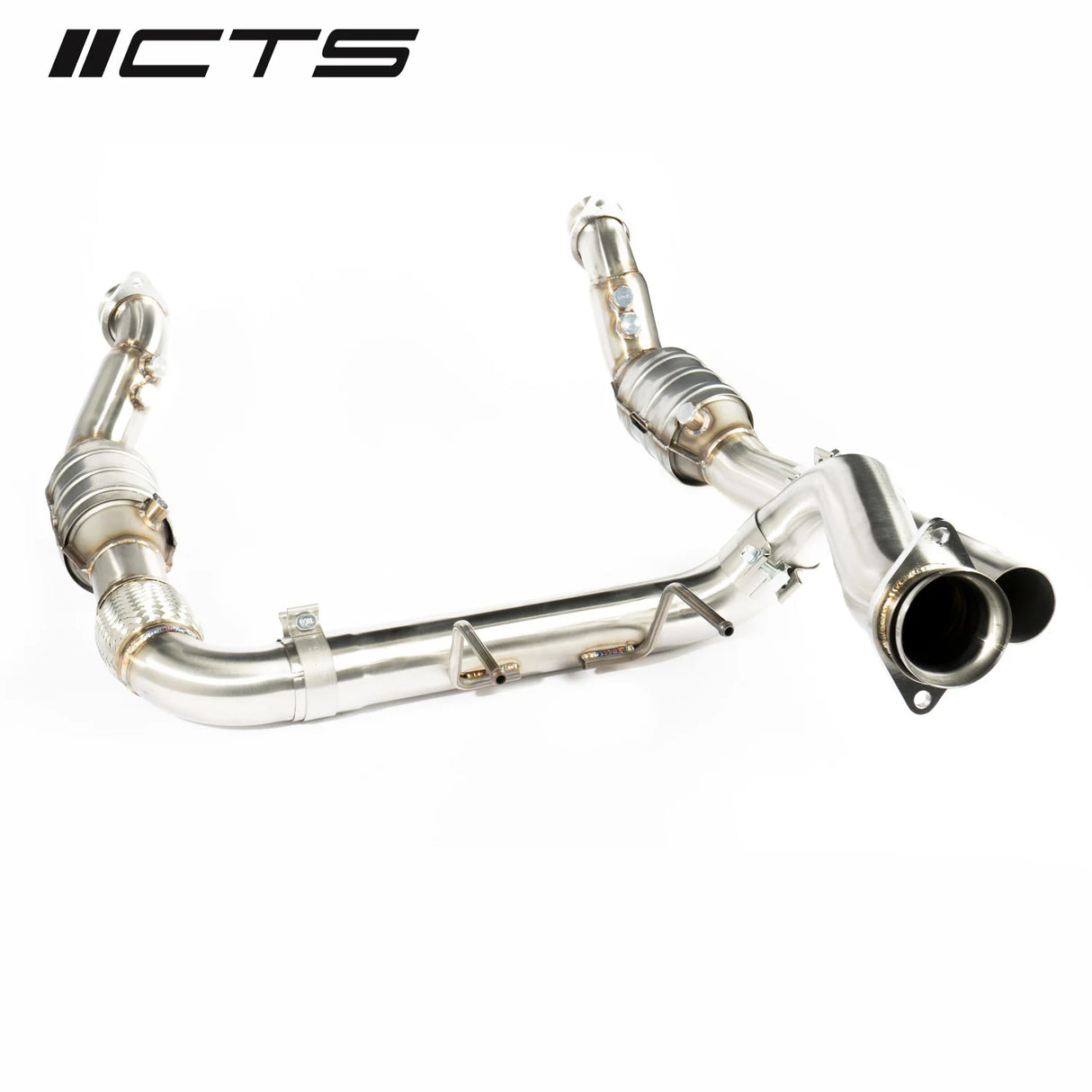 CTS Turbo® (17-20) Ford F-150 Raptor EcoBoost 304SS High-Flow Catted Downpipes