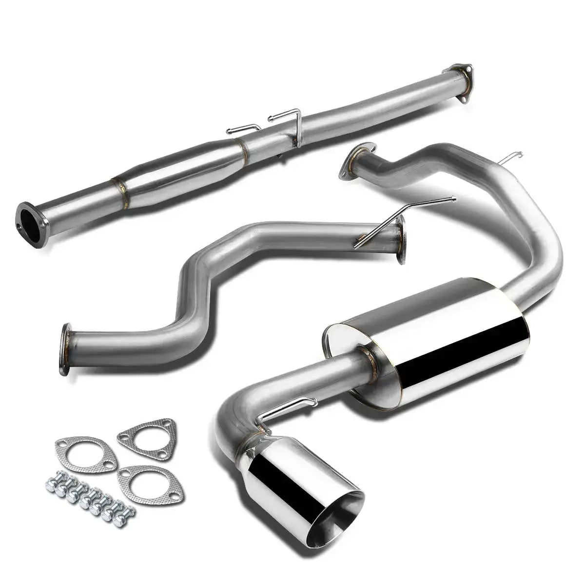 (90-91) Honda CRX 1.5L 2.25" Cat-Back Exhaust with 4" OD Tip