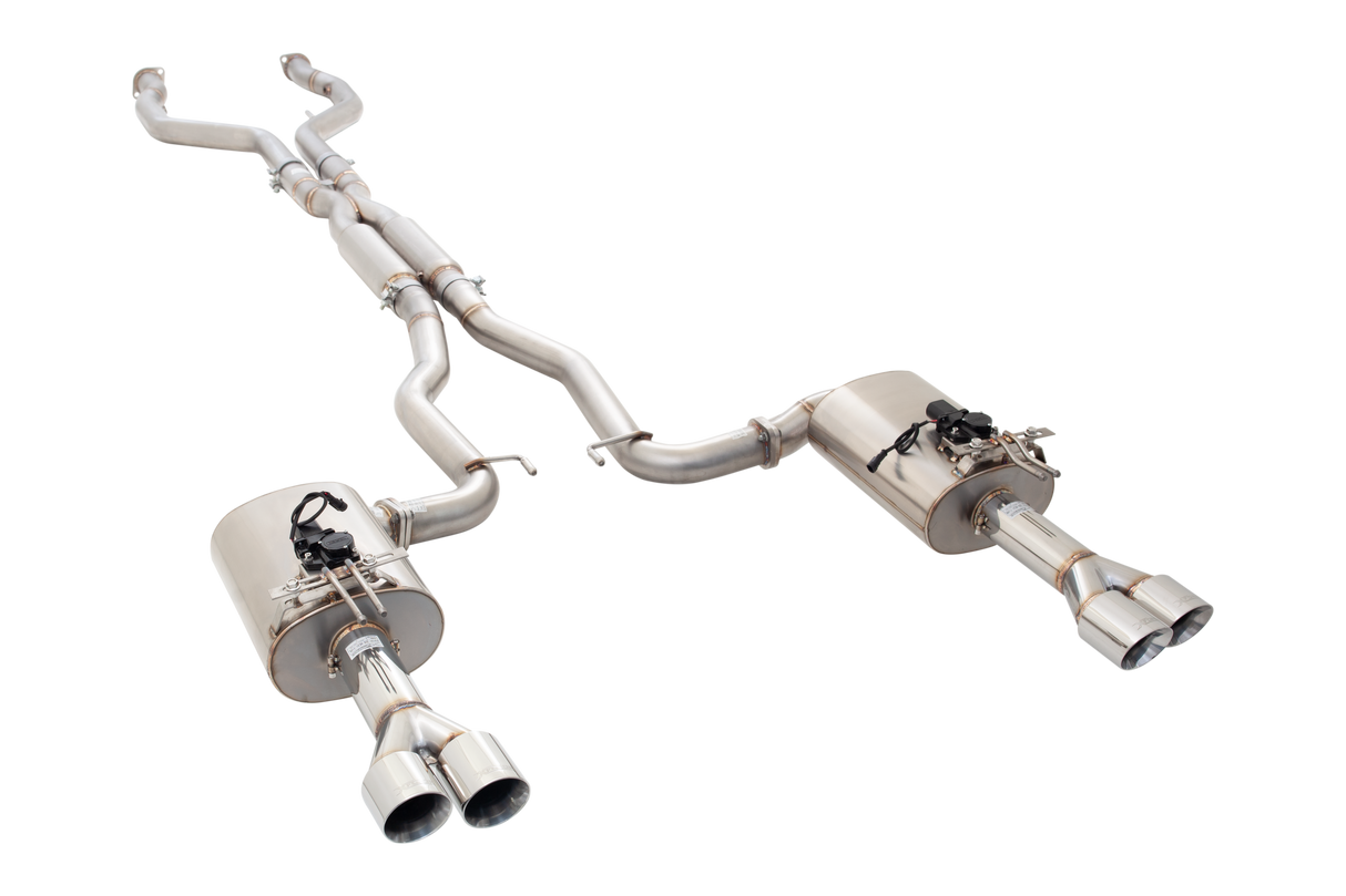 XForce Chevrolet PPV Caprice V8 304SS 3" Varex Valved Cat-Back Exhaust wiith Quad 4" OD Tips