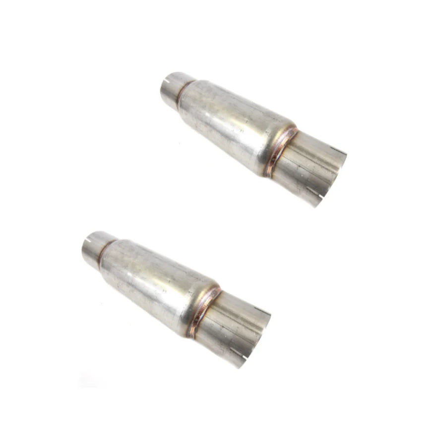 PLM® 2-Pack Deal - PLM 4" Twister Muffler Stainless Steel