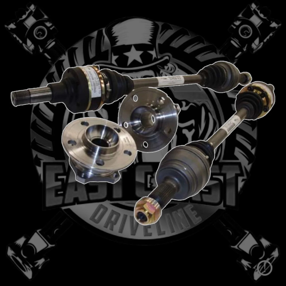 East Coast Driveline® (05-08) Mopar SRT-8 1400HP Full Chromoly Level 5 Axle/Hub Kit