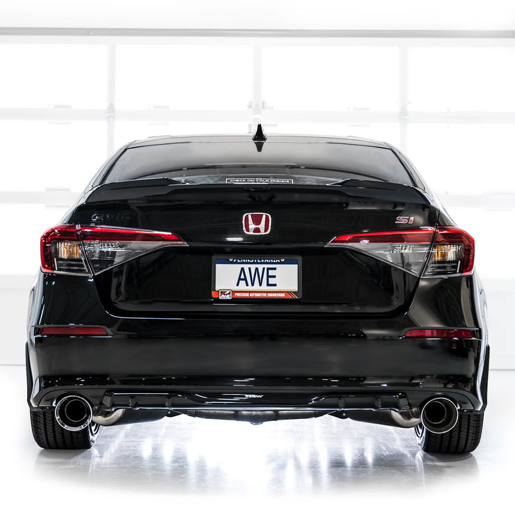 Awe Tuning® FE1 Civic Si/DE4 Acura Integra Track Edition 304SS 3" Cat-Back Exhaust System with 5" OD Tips