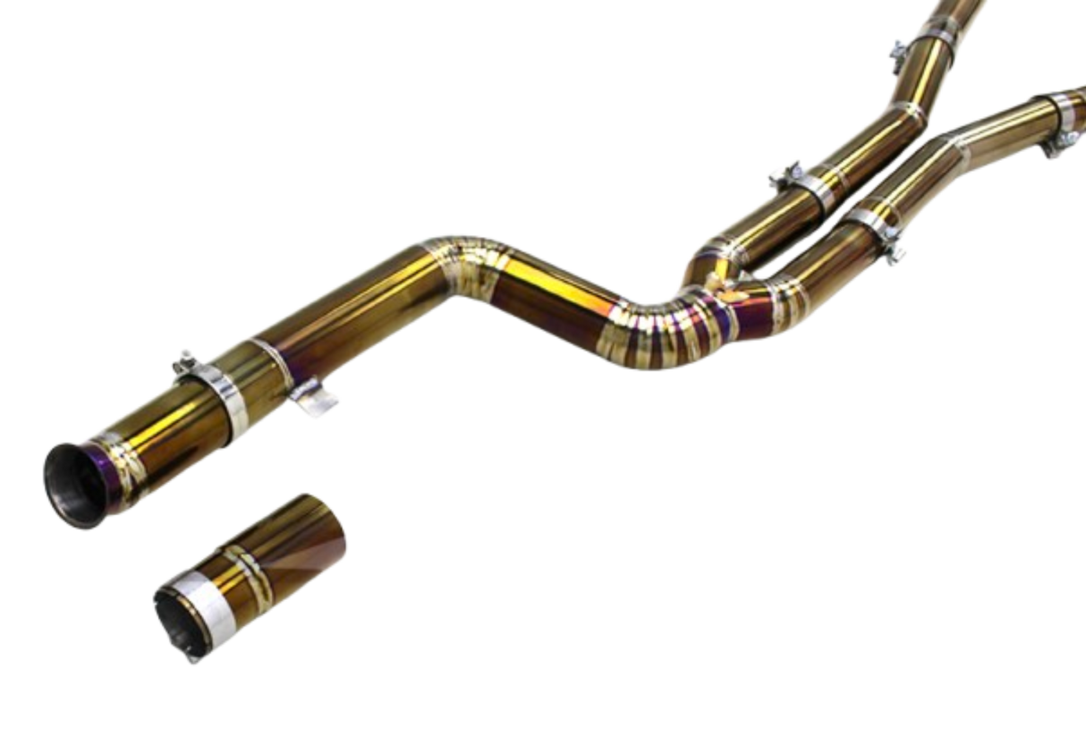 Toyota GR Supra 3.0L B58B30 Gold Titanium Valved Cat Back Exhaust