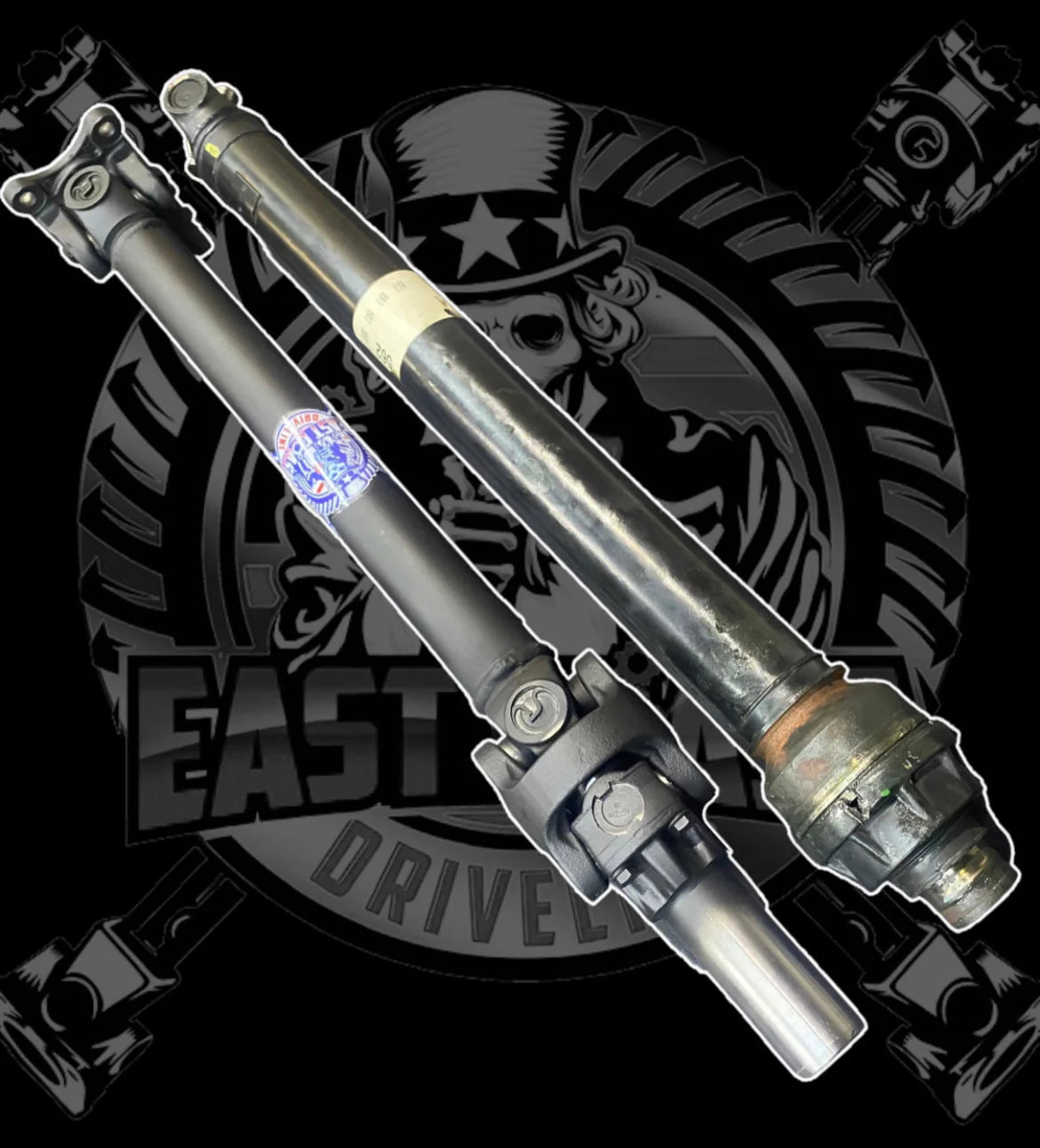 East Coast Driveline® RAM 1500 TRX Front Upgraded CV Style Driveshaft with Serviceable U-Joints