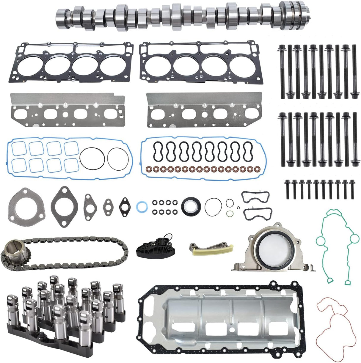 Kingman Speed® GEN III HEMI MDS/VVT Valvetrain Engine Overhaul Kit (53022372AA)
