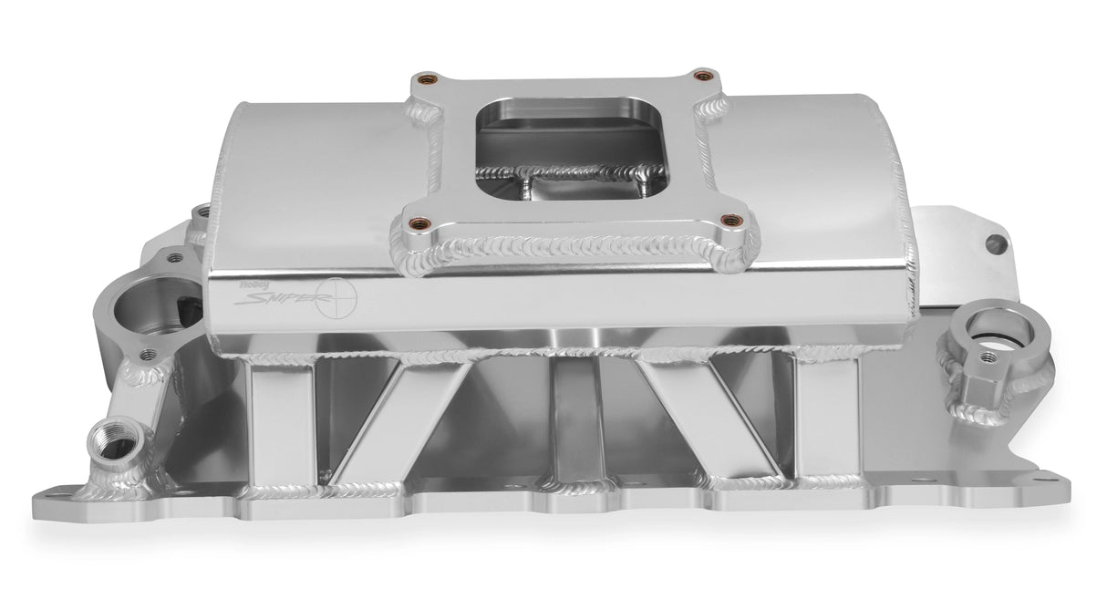 Holley® #825011 Small Block Chevy Sniper Sheet Metal Fabricated Intake Manifold