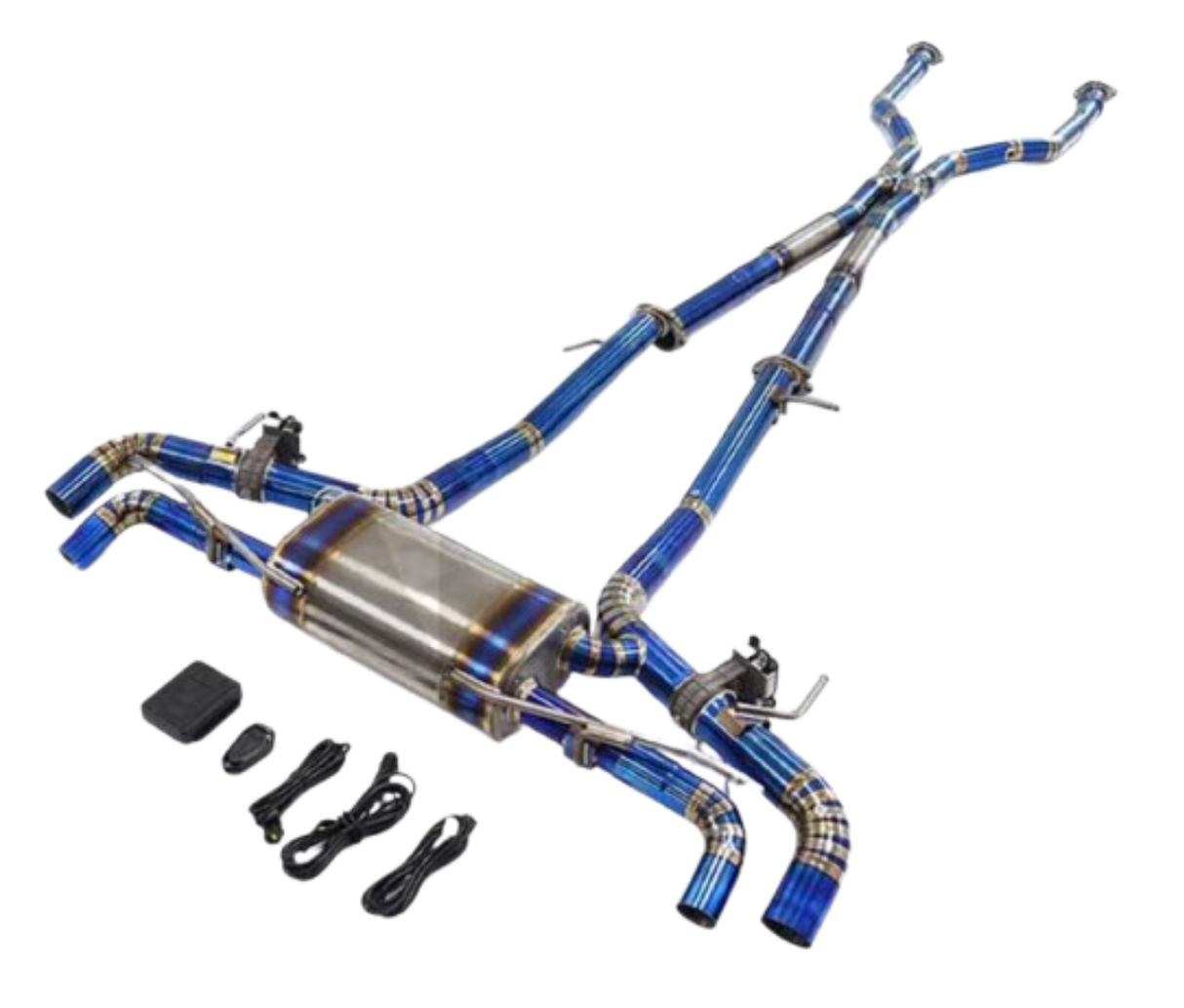 18-26 Lexus LC500 5.0L 2UR-GSE URZ100 Blue 3" Cat-Back Exhaust