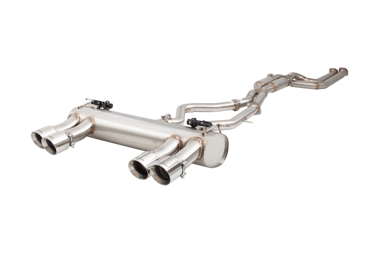 XForce (14-20) BMW M3/M4 F80/F82 Varex 304SS 3" Cat-Back Exhaust with Quad 4" OD Tips