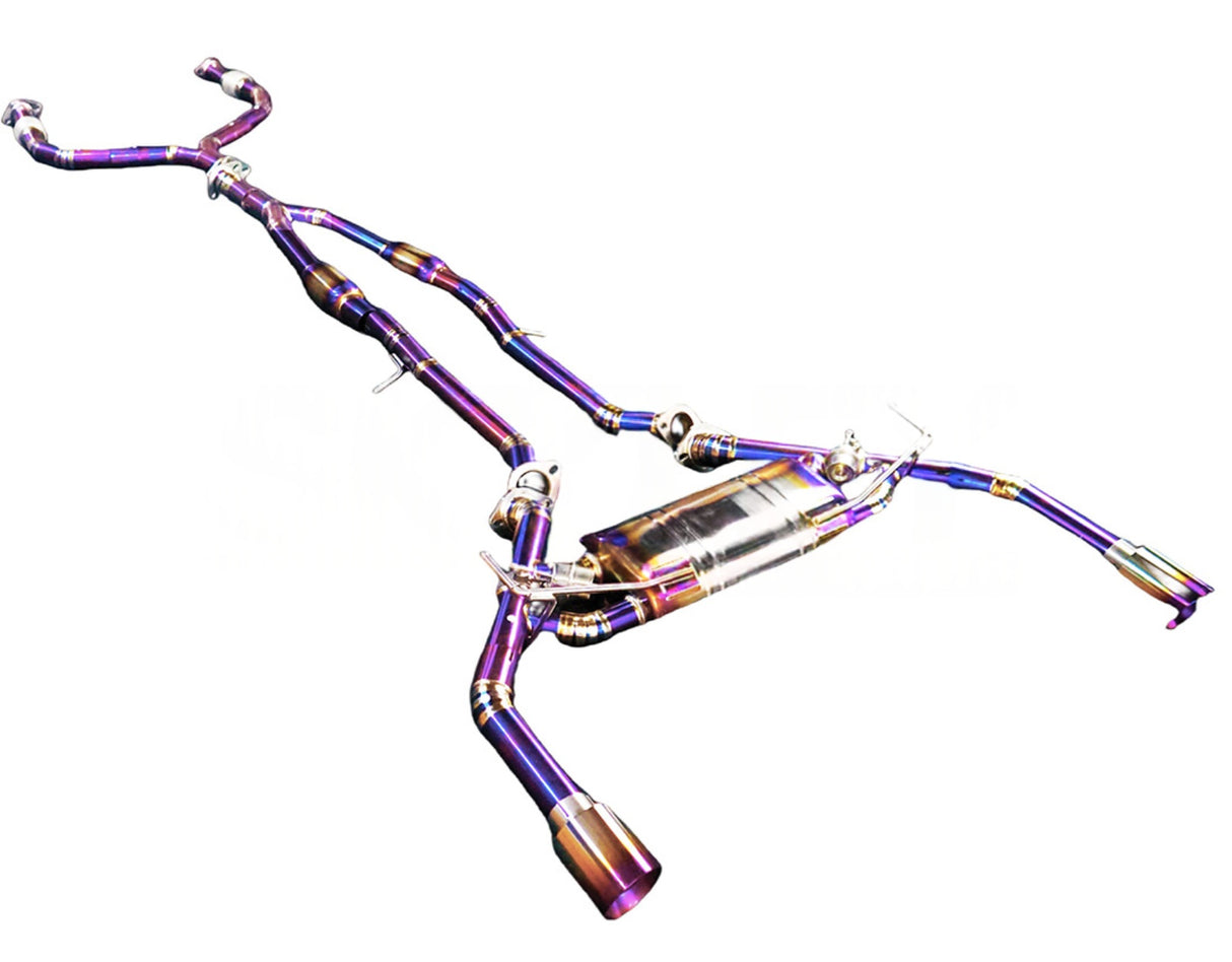 Infiniti Q50/Q60 3.0L V37 VR30DT Purple Titanium Cat-Back Exhaust
