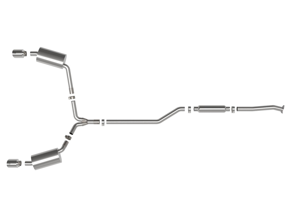 Takeda® (09-14) Acura TSX 304SS 2.5" Cat-Back Exhaust with 4.5" OD Tips