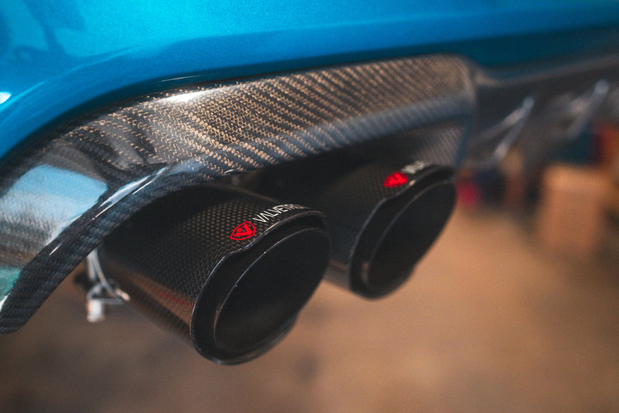 Valvetronic Designs® BMW F87 M2 Competition Equal Length Valved Sport Cat-Back Exhaust with 4" OD Tips