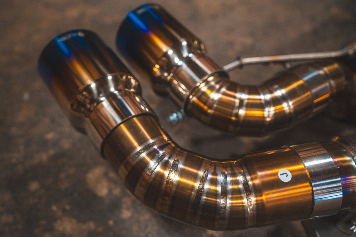 Valvetronic Designs® BMW M8 F91/F92/F93 Valved Sport Cat-Back Exhaust with 4" OD Tips