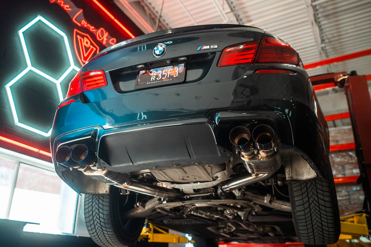 Valvetronic Designs® BMW F10 M5/F06 M6 Valved Sport Cat-Back Exhaust with 4" OD Tips