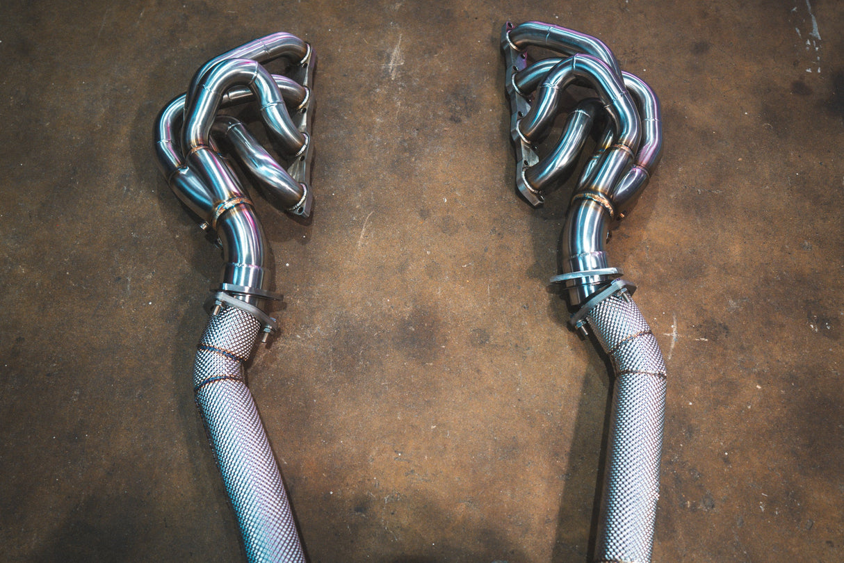 Valvetronic Designs® Ferrari F430 Spider Valved Sport Cat-Back Exhaust with 4" OD Tips