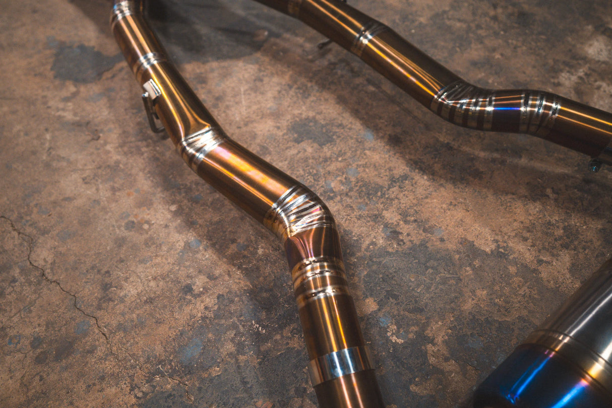 Valvetronic Designs® BMW X5M/X6M F95/F96 Valved Sport Cat-Back Exhaust with 4" OD Tips