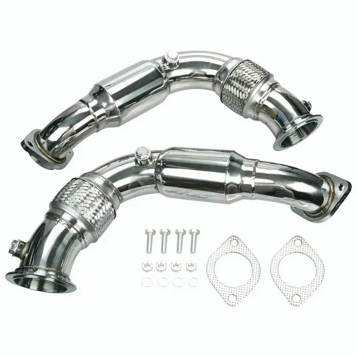 08-14 BMW 550i/650i/750i/X5/X6 N63B44 Catless Exhuast Down Pipe