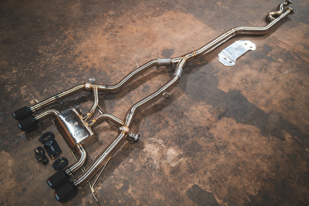 Valvetronic Designs® BMW M2 G87 Valved Cat-Back Exhaust with Quad 4" OD Tips