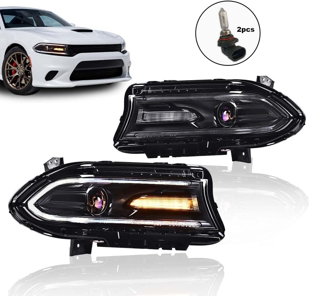 15-23 Dodge Charger R/T, 392, Scatpack, Hellcat Head Lights Halogen