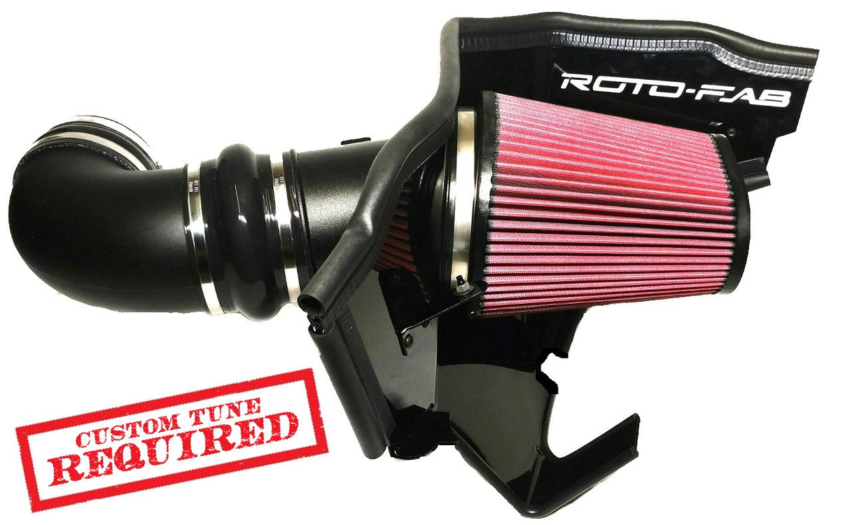 Roto-Fab® (16-24) Camaro SS Whipple Supercharger Cold Air Intake with Oiled Filter