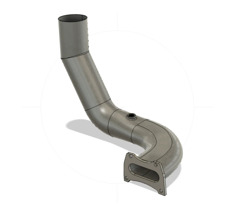 PLM® K-Series K-Swap FG4 K24Z7 Hood Exit Header