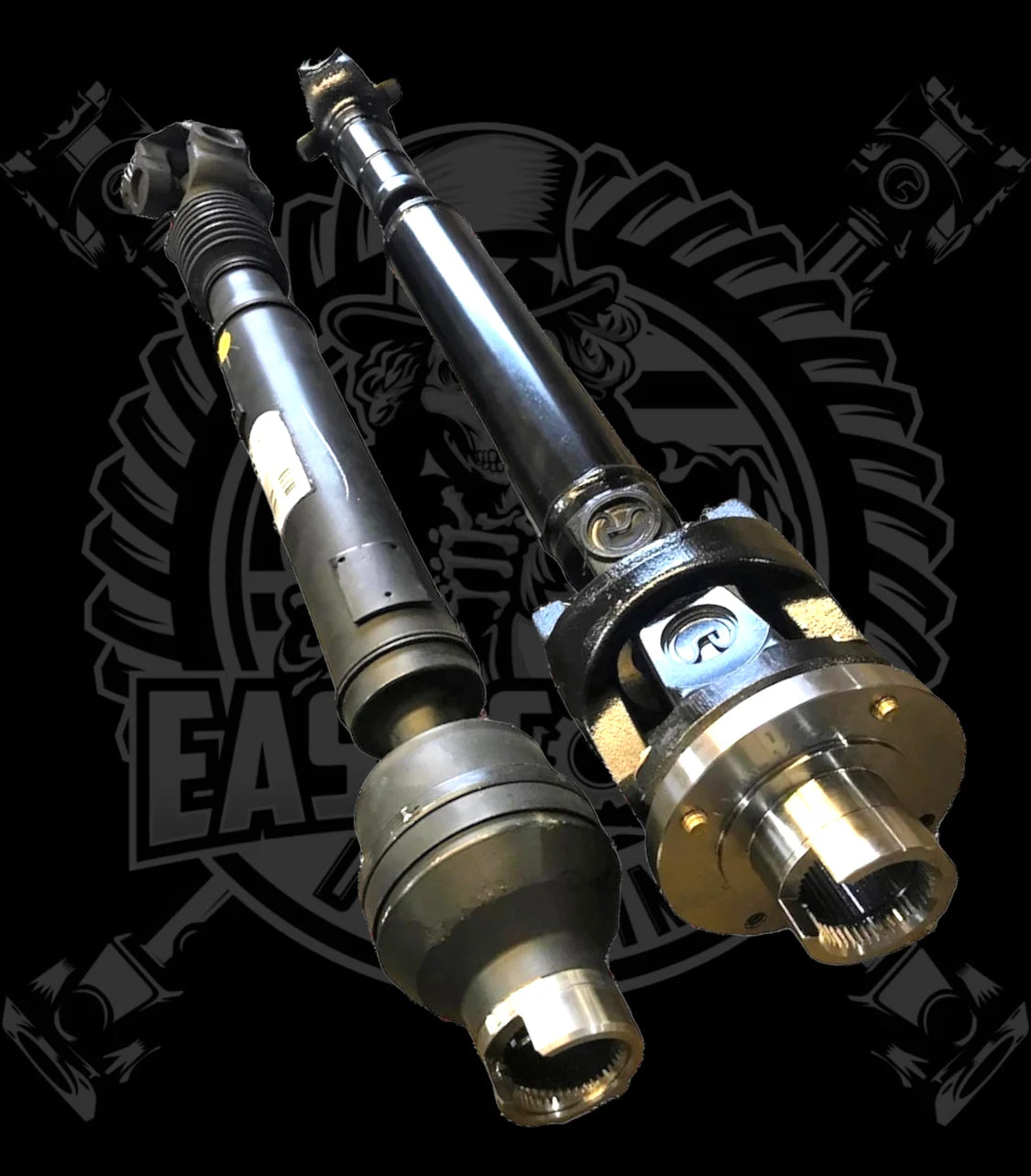 East Coast Driveline® (19-25) RAM 2500/3500 6.4L 8HP75 Front Driveshaft with New Transfer Case Bolt-On style Flange Yoke