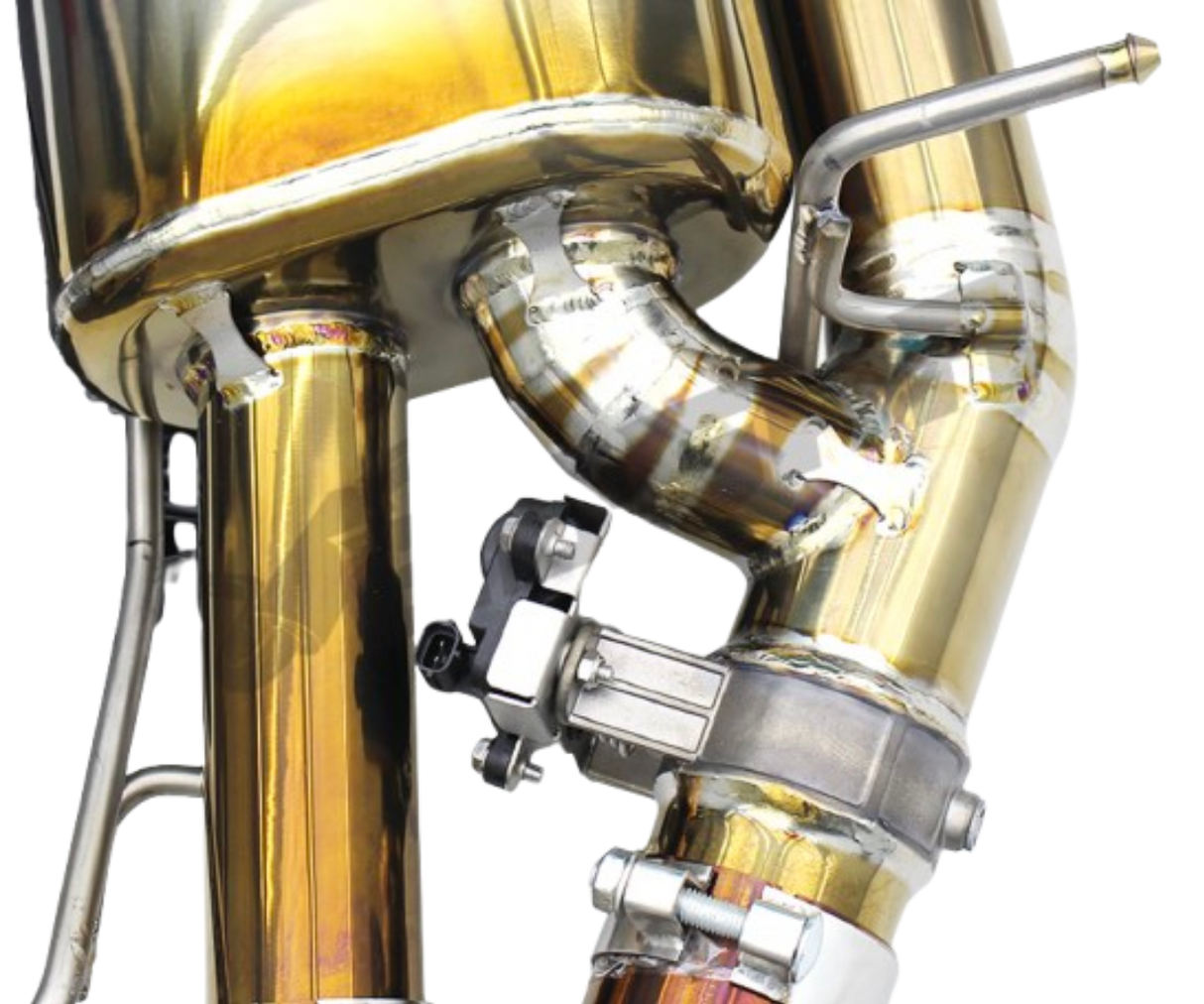 09-24 Nissan GT-R R35 3.8L VR38DETT Gold Titanium Cat Back Exhaust